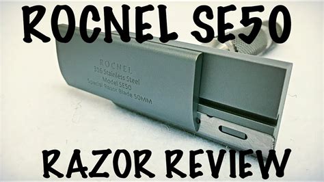 cnc machined se razors|Review: Rocnel SE50 razor .